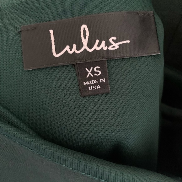 Lulus Believe in Love Forest Green Backless Skater Dress, Size XS, worn once - Picture 4 of 4
